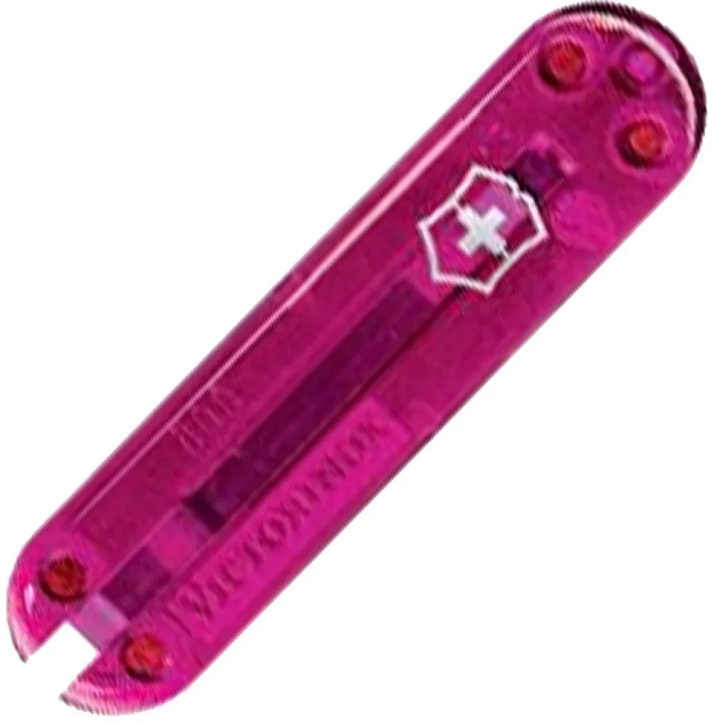 Накладка на ніж Victorinox 58мм передня з лого Fa+ Рожевий неон (1049-VxC6205.T3)