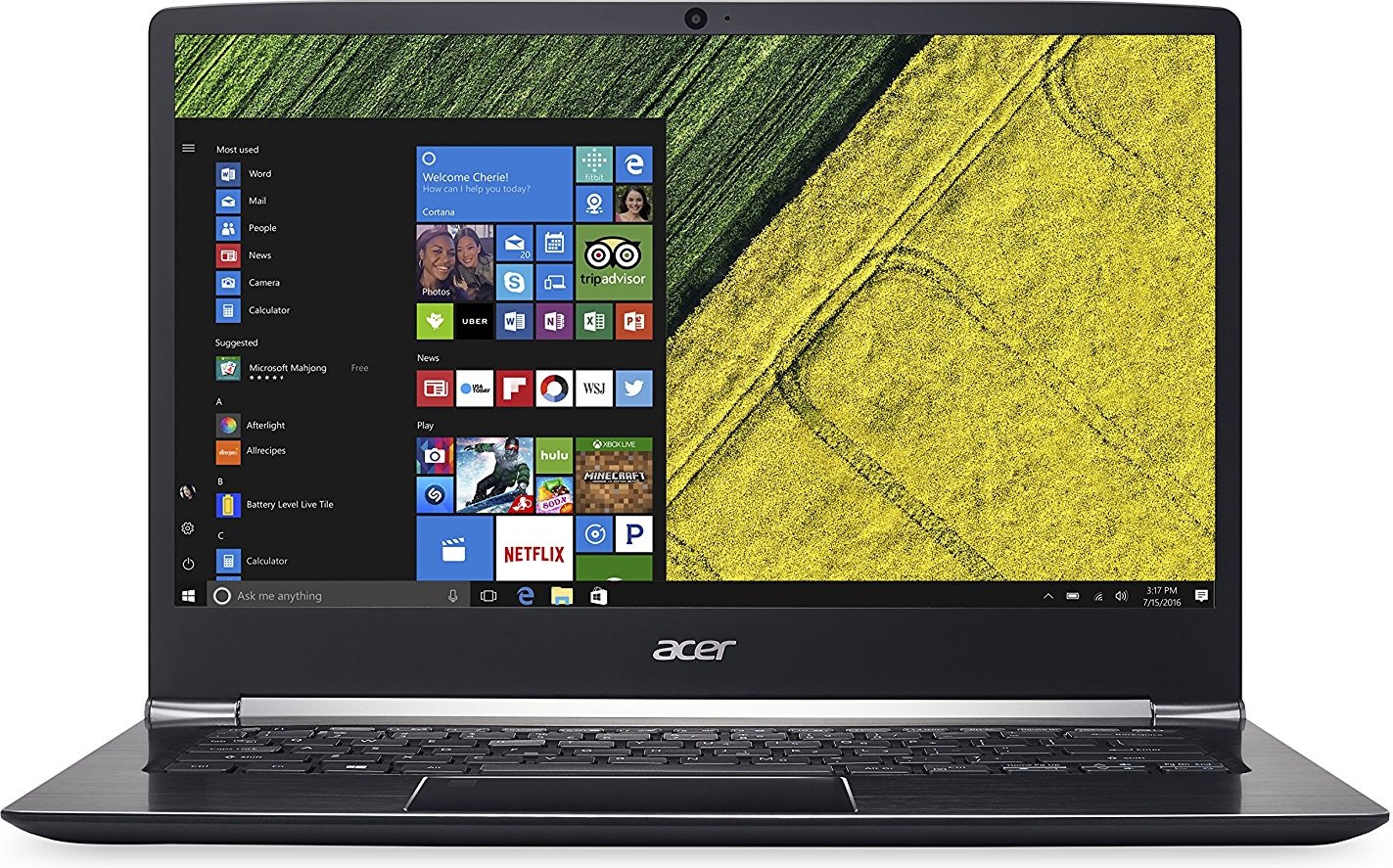 Ноутбук Acer Swift 5 SF514-51-7419 NX.GLDEU.014 Obsidian Black (F00150209)