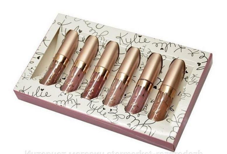 Набір помад рідких матових KYLIE JENNER Limited Edition Bronze 6 в 1 (008783)