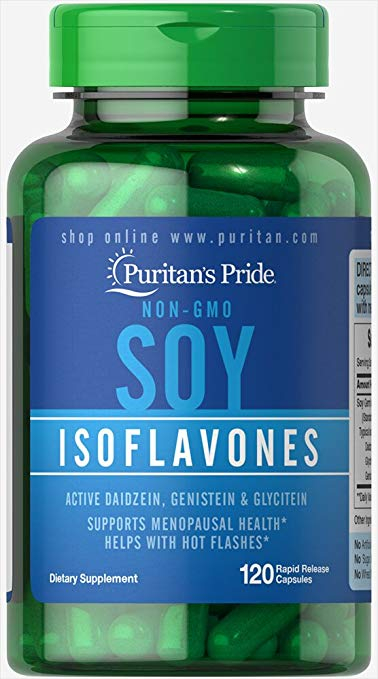 Изофлавоны сои Puritans Pride 750 мг 120 капсул (32672)