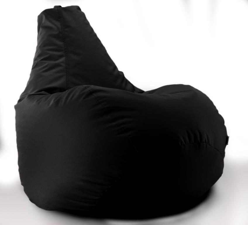 Кресло мешок груша Beans Bag Оксфорд Стронг 85*105 см Черный (hub_xqsx6h)
