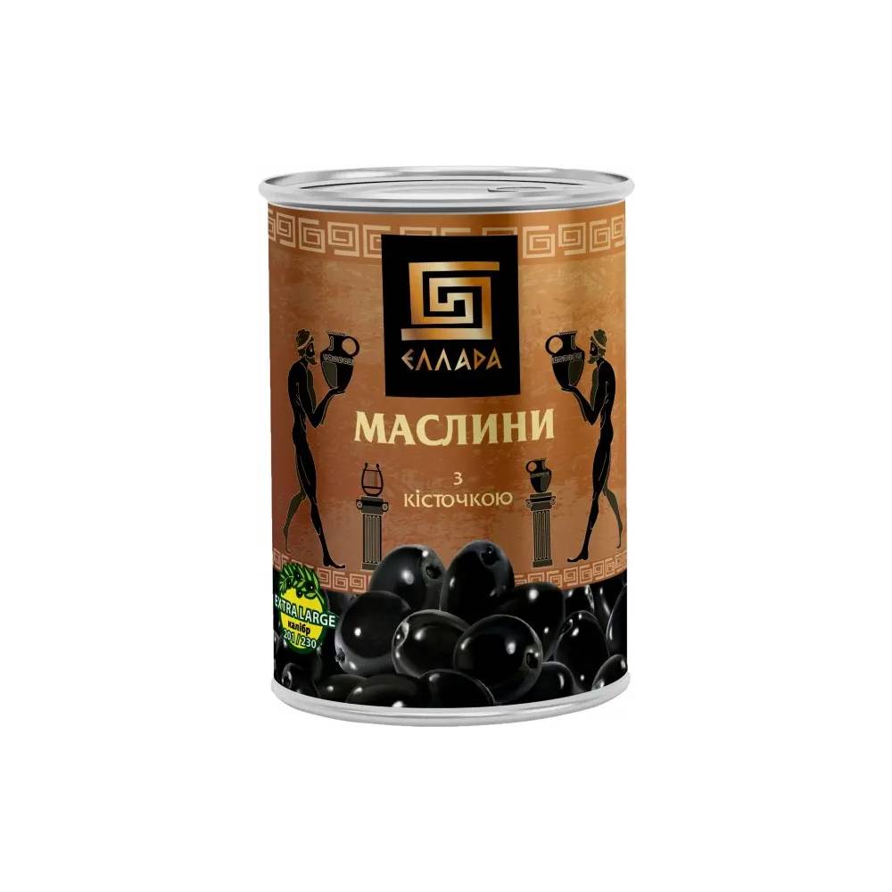 Маслины с косточкой Ellada 420 г