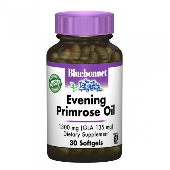 Масло вечерней примулы Bluebonnet Nutrition Evening Primrose Oil 1300 mg 30 Softgels