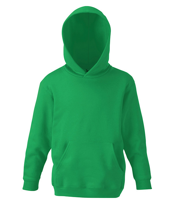 Худі Fruit of the Loom Cl hooded sweat kids Яскраво-Зелений 128 см (062043047128)