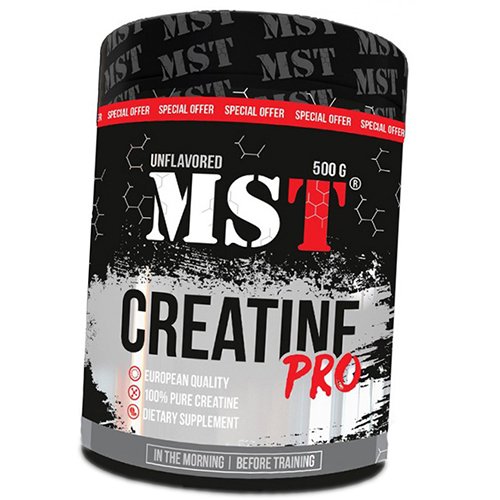 Креатин Моногідрат Creatine Pro MST 500г Без смаку (31288002)