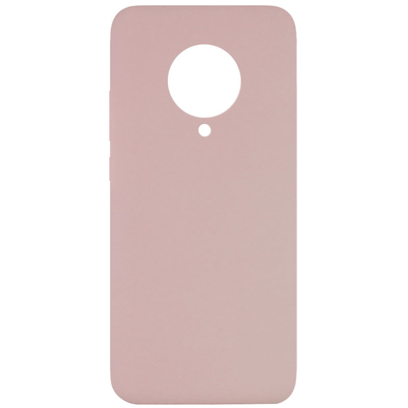 Чехол Silicone Cover Full without Logo (A) для Xiaomi Poco F2 Pro (Розовый / Pink Sand) 1081437