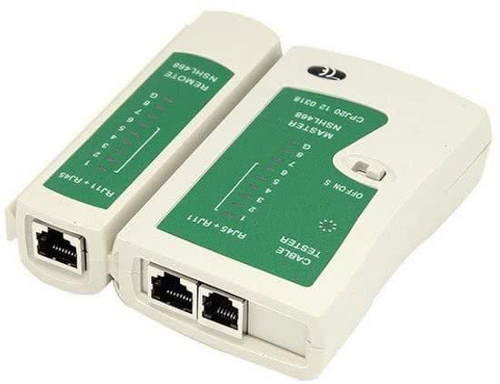 Тестер кручений пари RJ45 LAN RJ11 RJ12 MHZ