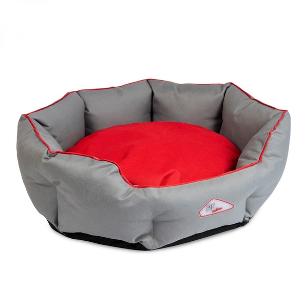 Лежак для собак Pet Fashion Bosphorus 82x65x18 см Природа сірий