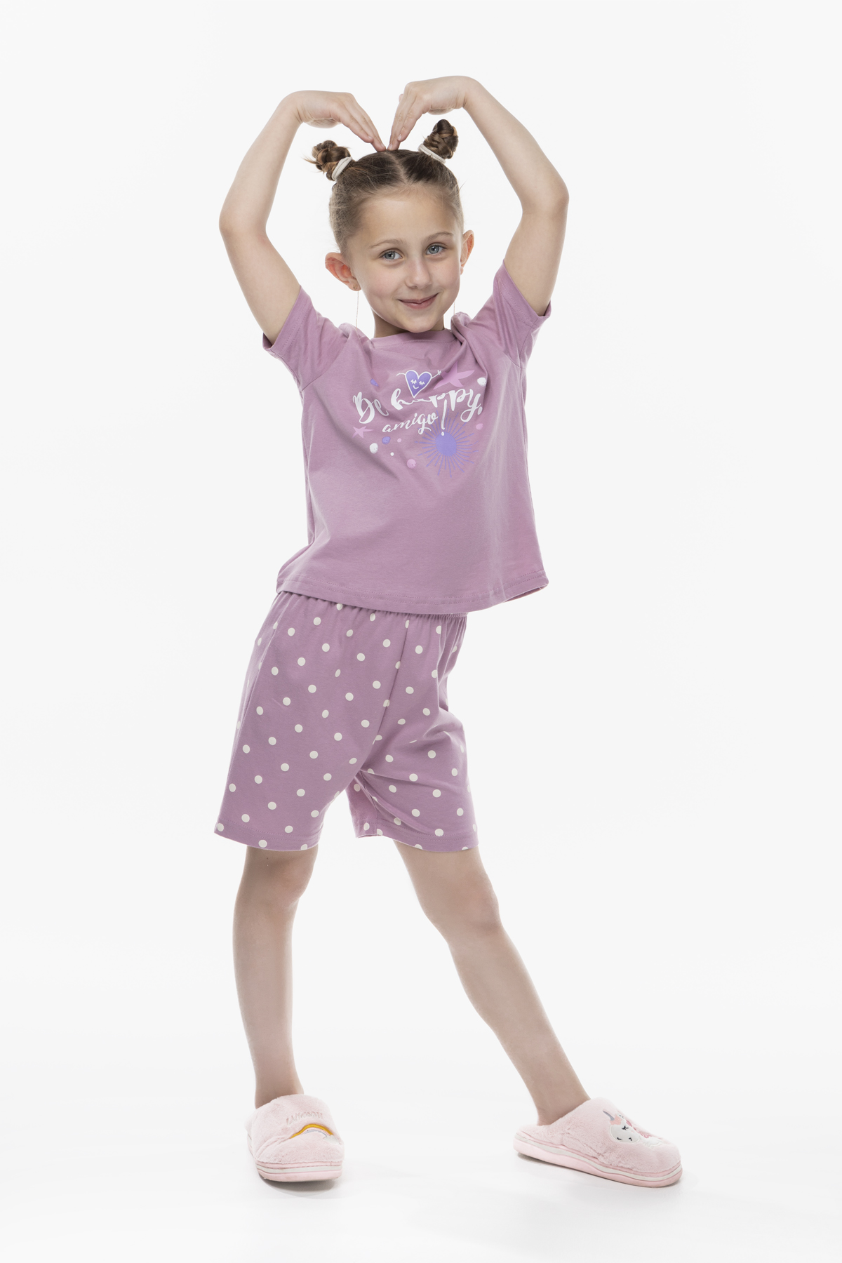 Пижама для девочки Guava 11021 4-5 лет Сиреневый (2000989729556)