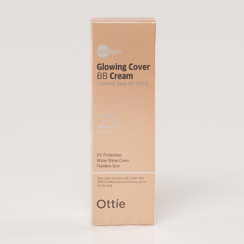 Легкий BB-крем с солнцезащитным фактором Ottie Spotlight Glowing Cover BB Cream Spf 25 PA++ 40 мл (8809276015181)