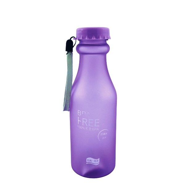 Пляшка для води BPA Free 550 мл матова Фіолетова (715814325V)