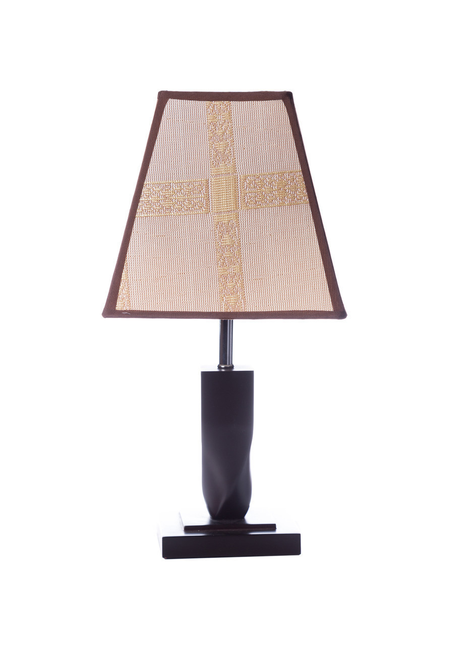 Лампа настільна з абажуром Sunlight ST1263 Темно-бежевий (5110)