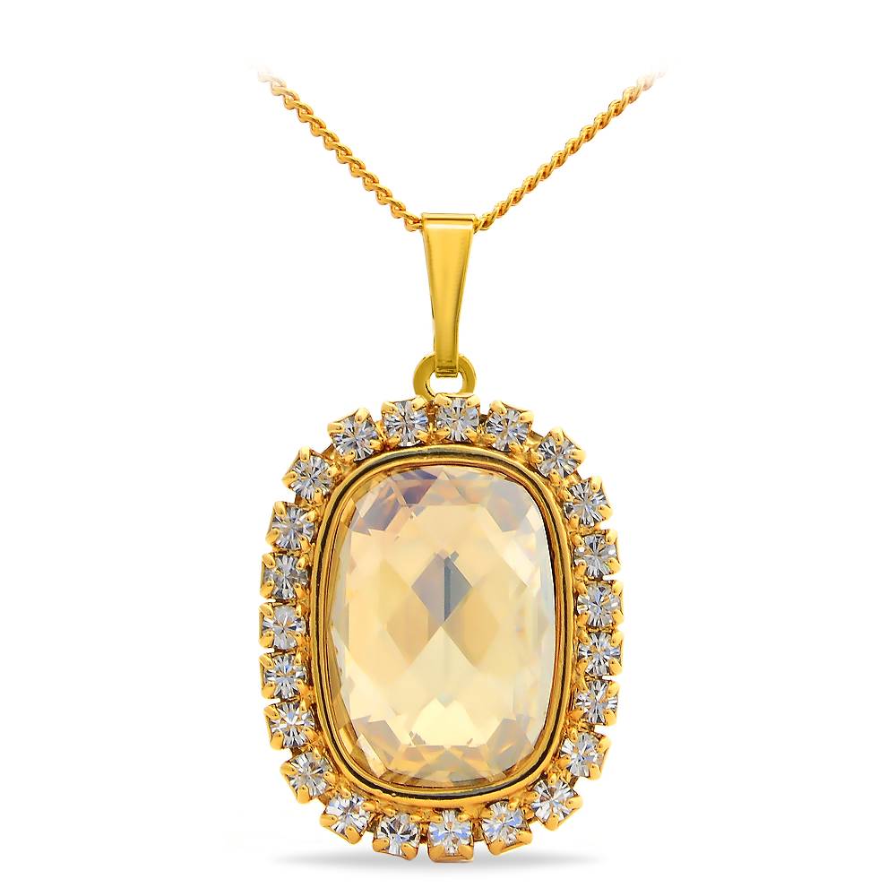 Кулон з ланцюжком KOBI FABIA зі Swarovski 10x15 мм (7430-3105-03-35)
