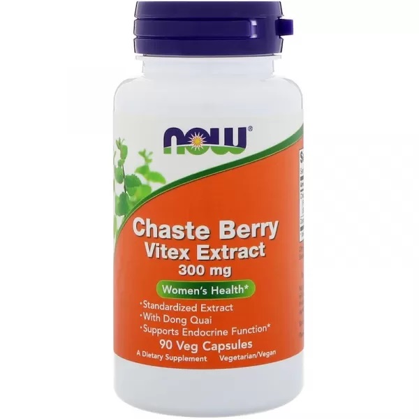 Витекс NOW Foods Chaste Berry Vitex 300 mg 90 Veg Caps