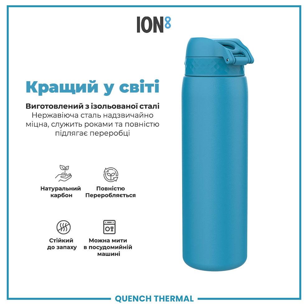 Пляшка для води ION8 Vacuum Insulated 920 мл Blue (I8TS1000BLU)
