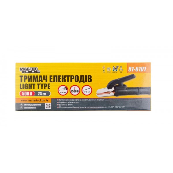 Держатель электродов MASTERTOOL Light type 500 А 81-0101