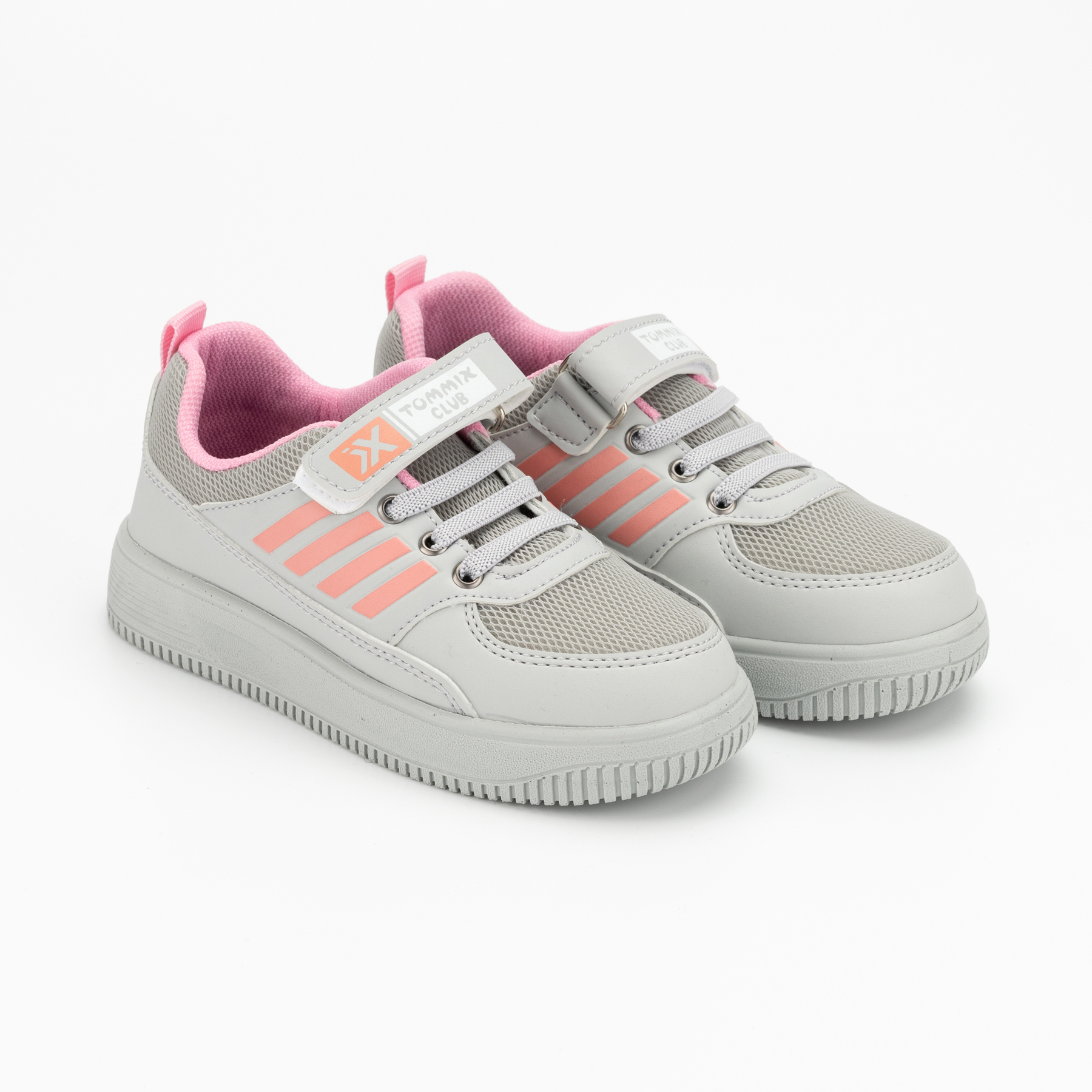 Кросівки для дівчинки Tommix Club 501 35 Сіро-рожевий (2000989756194)