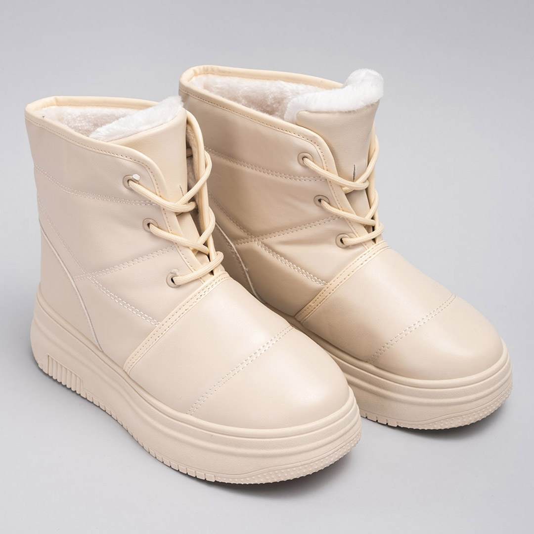 Дутыши женские 342536 р.37 (23,5) Fashion Бежевый
