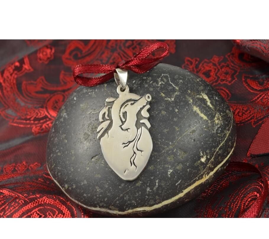 Подвес сердце Maxi Silver 2907