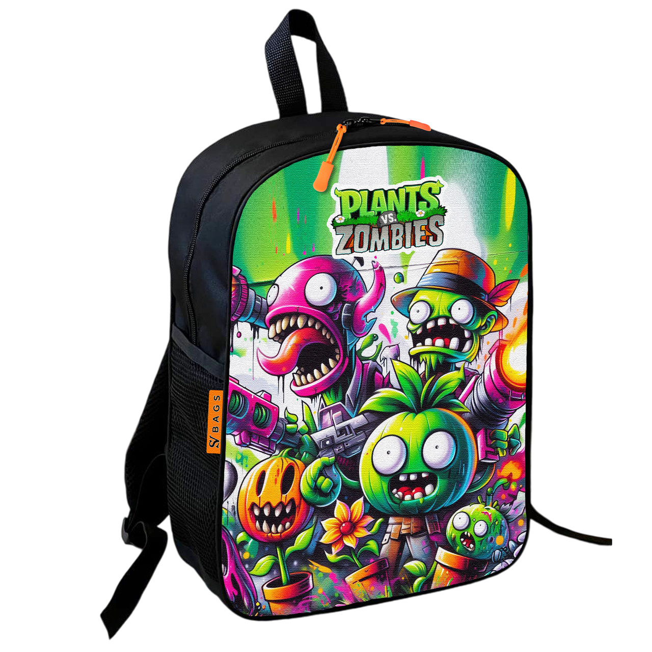 Дитячий шкільний рюкзак Plants vs. Zombies 36х27х13 см, водонепроникний, поліестер