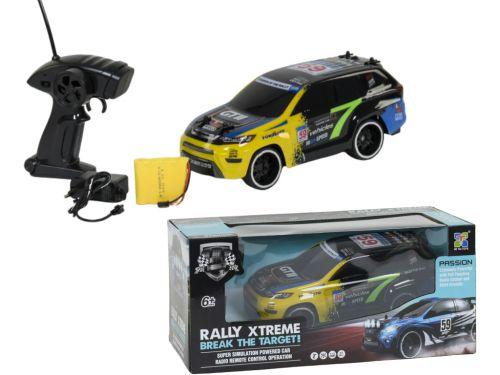 Машина на радиоуправлении Rally Xtreme (черно-желтая) 89599
