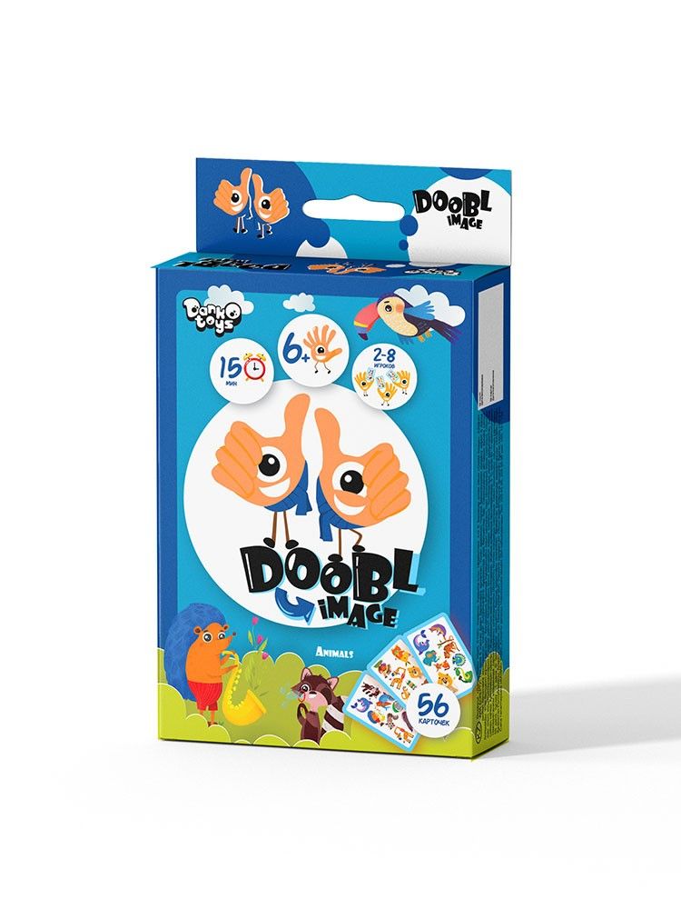 Настольная игра Doobl image mini Animals рус Данкотойз (DBI-02-03)