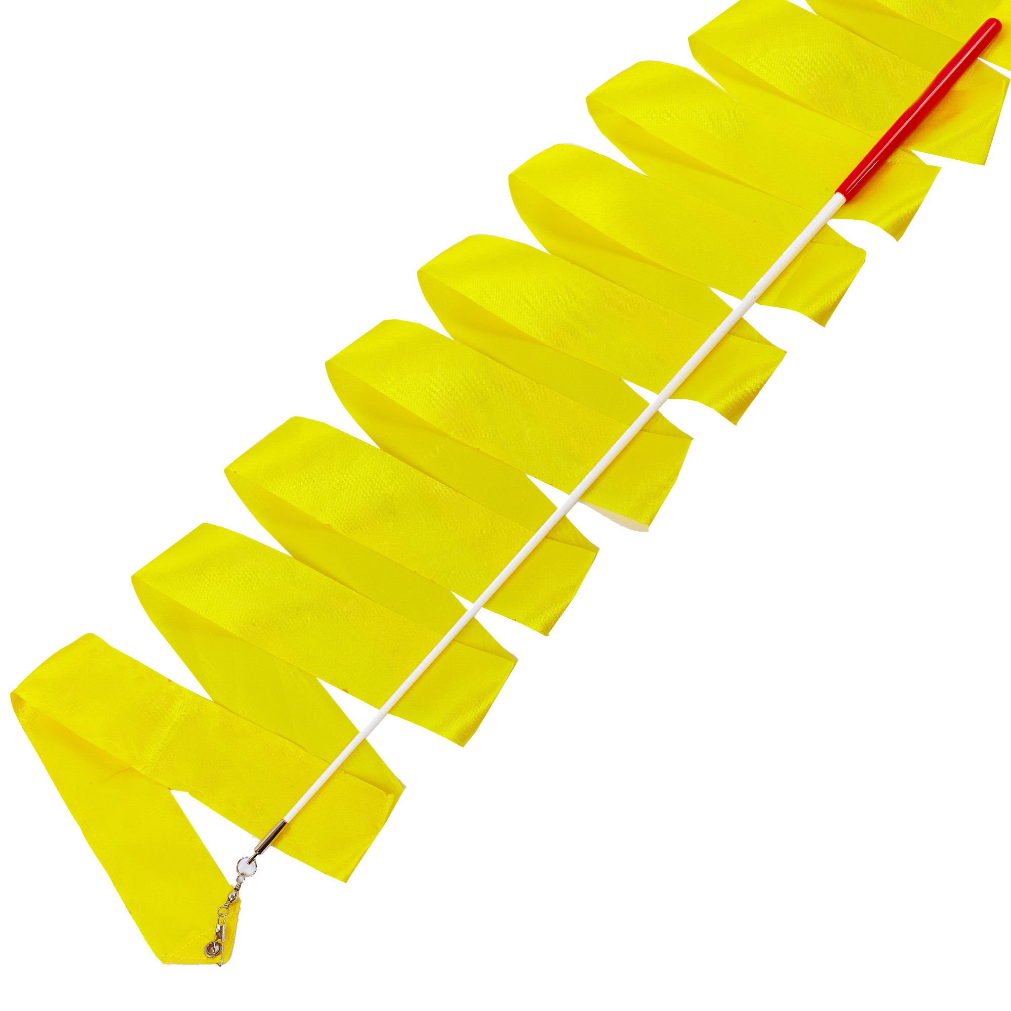 Стрічка для художньої гімнастики з паличкою 6,3м Lingo C-3248 Жовтий