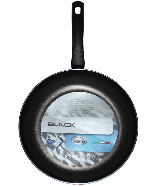 Сковородка с антипригарным покрытием Willinger DP60312 26 см Black-Silver