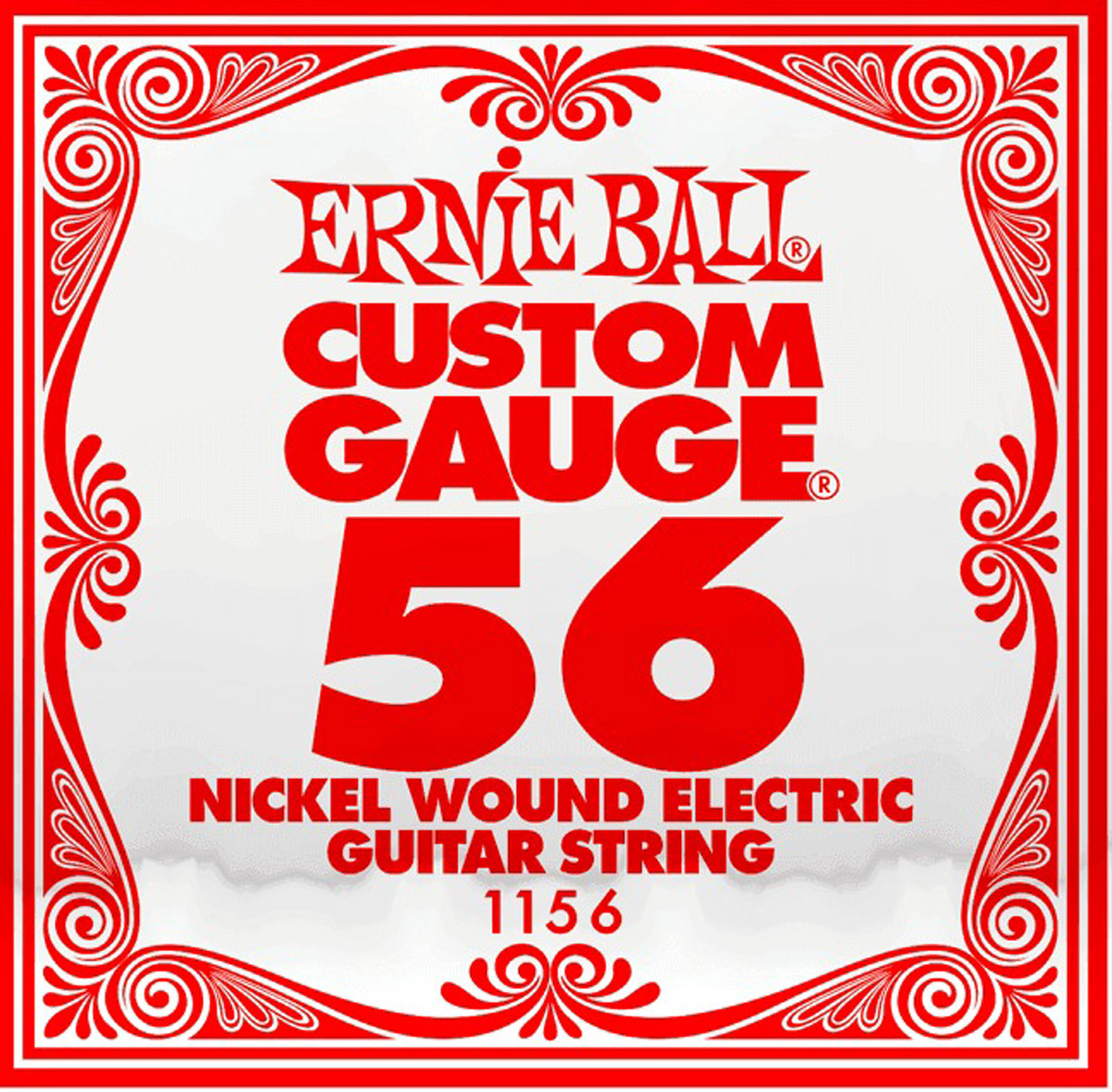 Струна Ernie Ball 1156 Nickel Wound Electric Guitar String .056