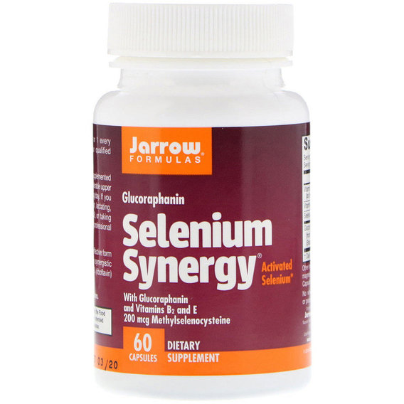 Комплекс Селен и Молибден Jarrow Formulas Selenium Synergy 60 Caps JRW13006