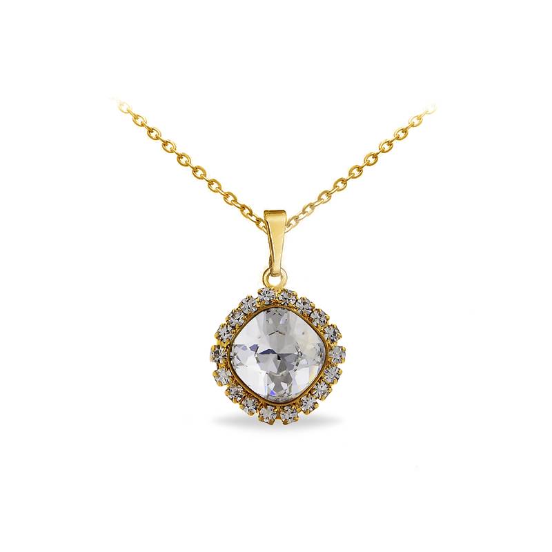 Кулон з ланцюжком KOBI Ivonn StrasS 12 мм зі Swarovski (7430-3119-02-35)