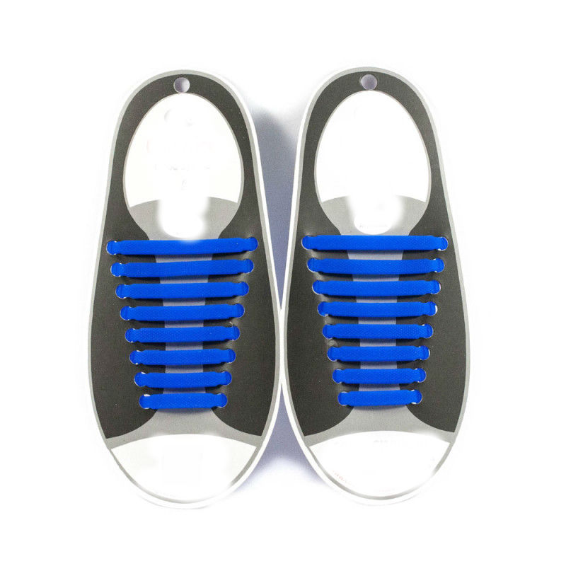Силиконовые шнурки без завязок Синие (M_А_070419_23-1)