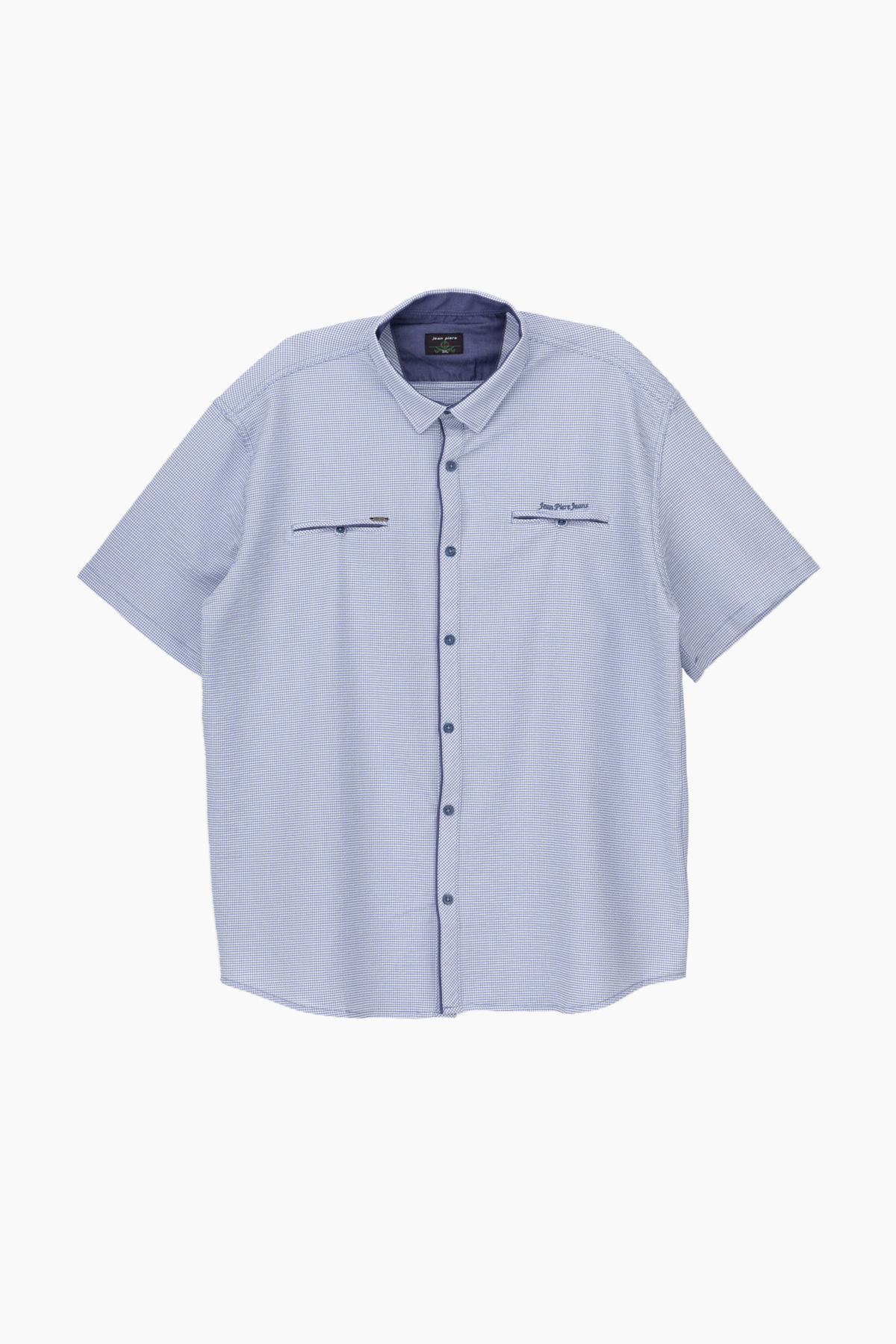 Рубашка с узором мужская Jean Piere JP8415-BX 6XL Белый (2000989877202)