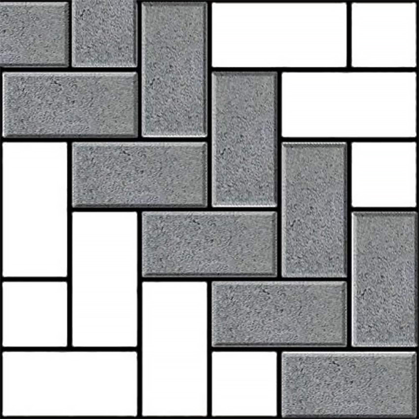 Форма Lesko L50X40 пластиковая для изготовления тротуарной плитки (12200-72262)