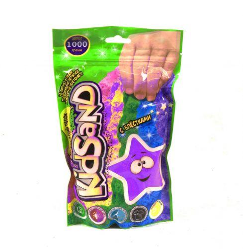 Кинетический песок Danko Toys KidSand фиолетовый, в пакете, 1000 г KS-03-01