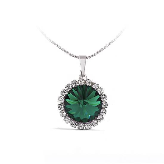 Підвіс з ланцюжком KOBI Rivoli Strass Ø 16 мм зі Swarovski (7430-3090-13-32)