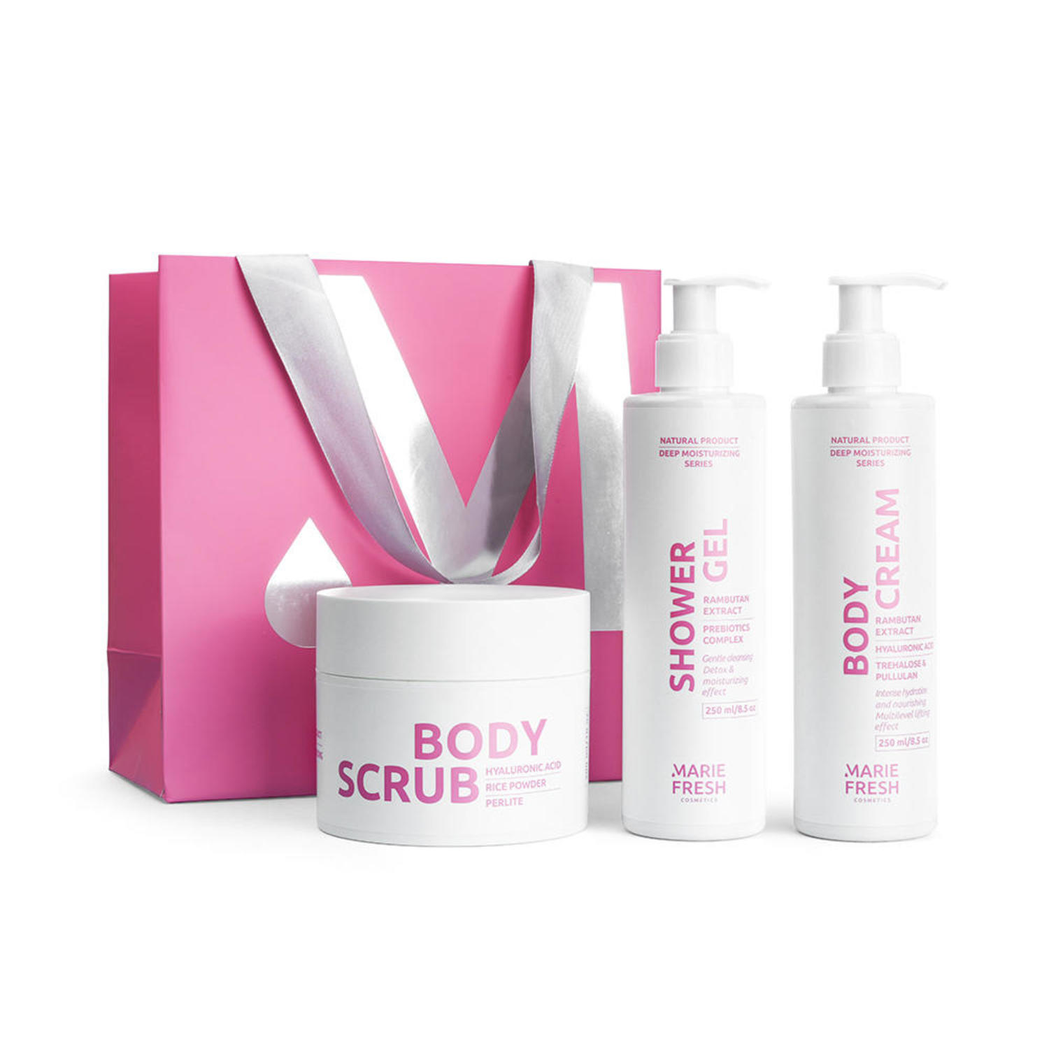 Подарочный набор для тела Глубокое увлажнение Deep Moisturizing Marie Fresh