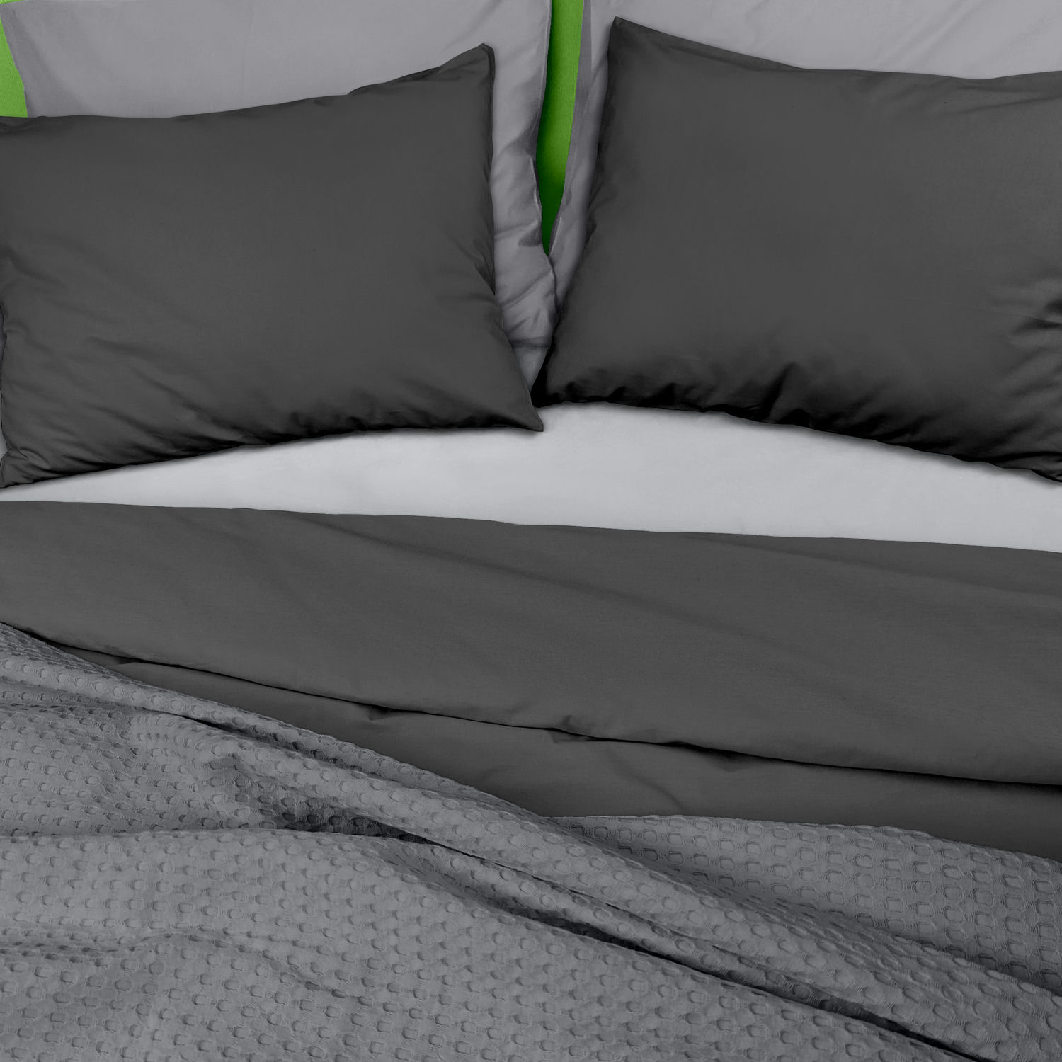 Покривало 75x95 Smoky Waffle Weave COSAS сірий