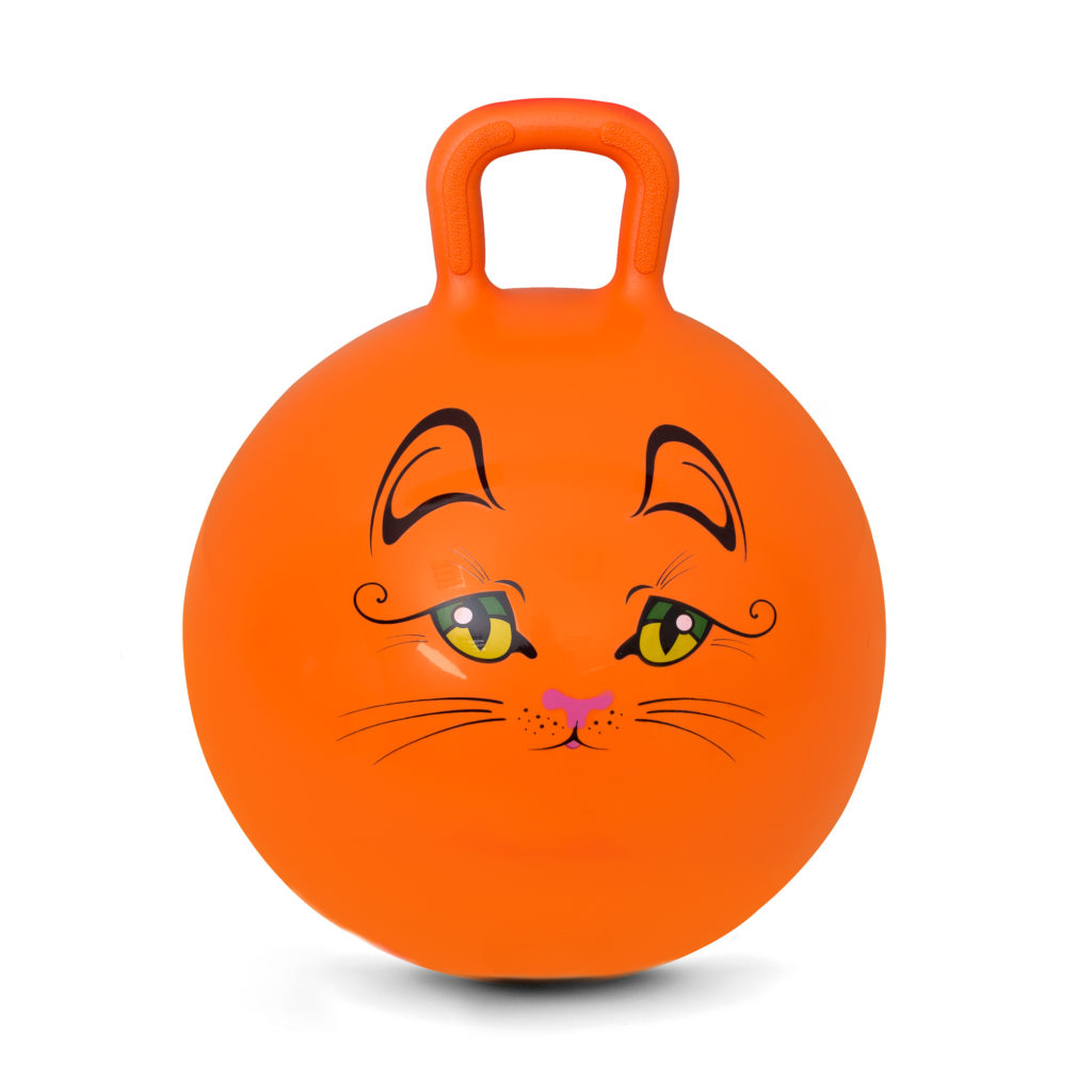 М'яч-стрибун дитячий Spokey Kitty 45 см Оранжевий (s0314)