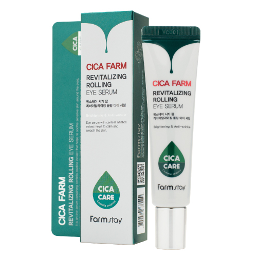 Сироватка для повік Farm Stay Cica Farm Revitalizing Rolling Eye Serum із центелою азіатською 25мл