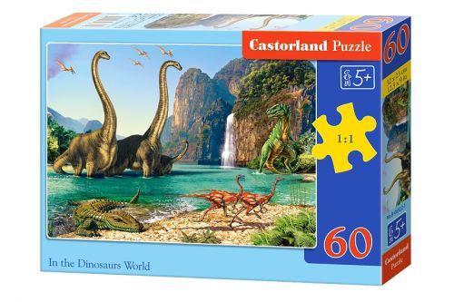 Пазлы Castorland Мир динозавров 60 элементов