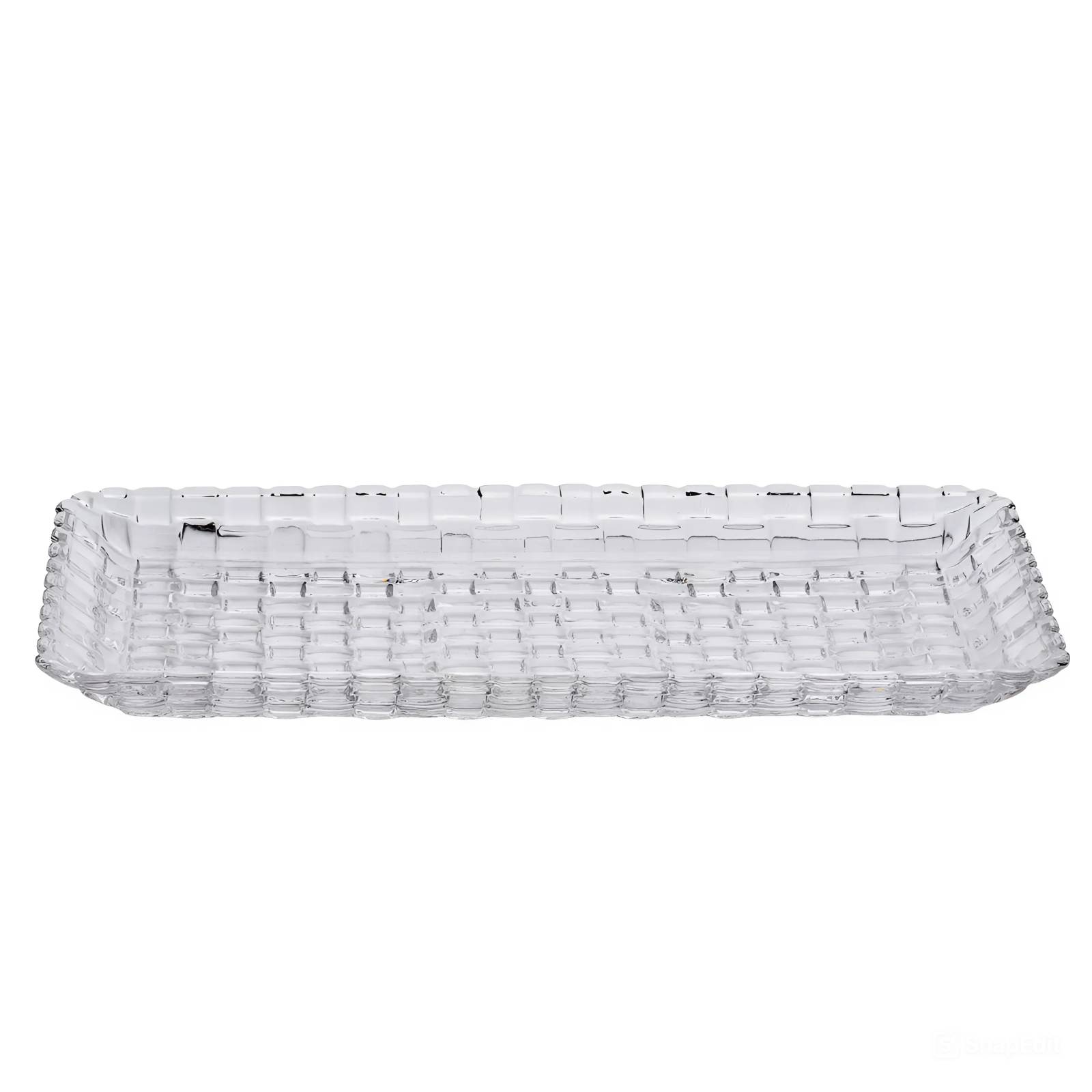 Блюдо для закусок YIWU 25x12.5x1.5 см Прозрачный (HP-YH-33)
