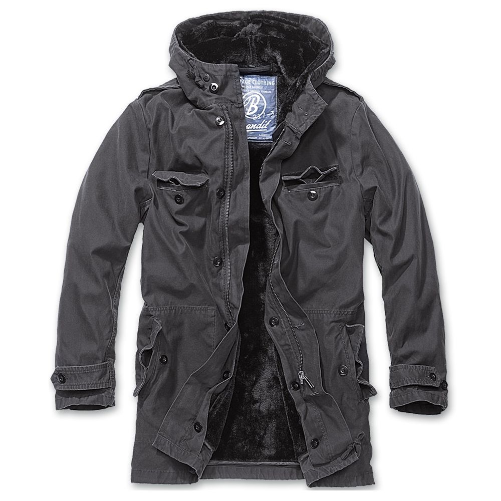 Парку Brandit BW Parka BLACK L Чорний (3137.2)