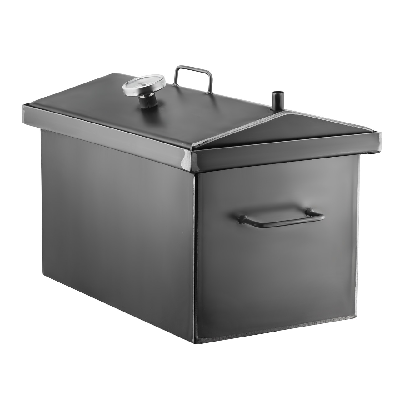 Коптильня горячего копчення Gorillas BBQ L 52х32х32 см сіра