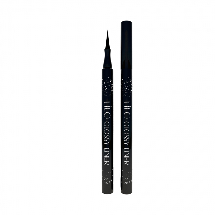 Подводка-фломастер для глаз LiLo GLOSSY LINER Чёрная 1 мл