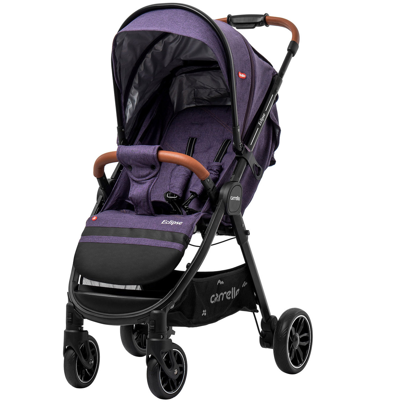 Прогулянковий візок CARRELLO Eclipse CRL-12001/1 Plum Purple в льоні + дощовик M