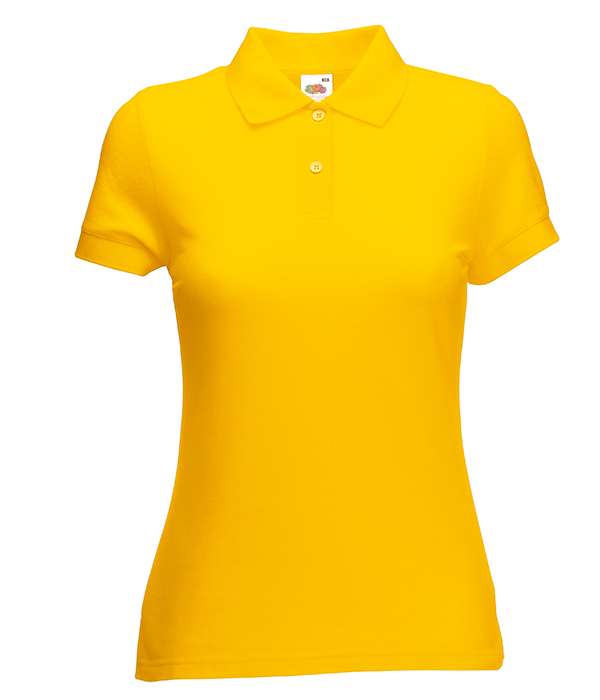 Поло Fruit of the loom 65/35 Polo Lady-Fit XL Желтый (63-212-0)
