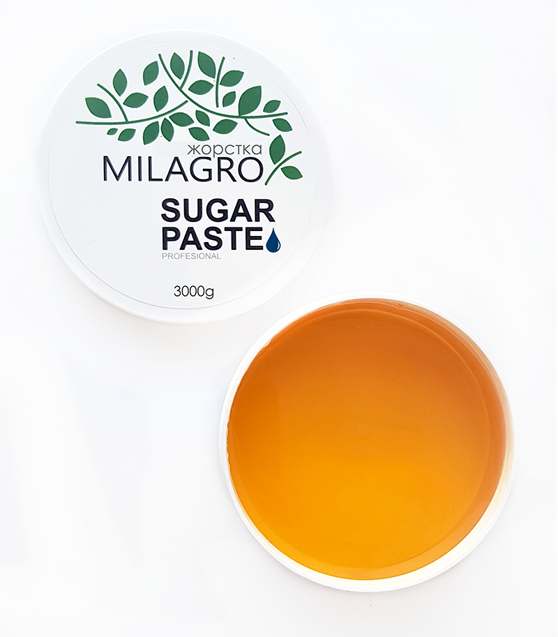 Цукрова паста для шугарингу Milagro Жорстка 3000 г (2d-366)