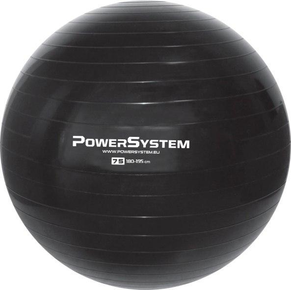 Мяч для фитнеса фитбол Power System PS-4013 Ø75 cm PRO Gymball Черный