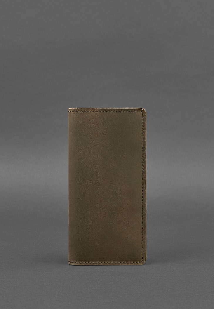 Кожаное портмоне-купюрник 11.0 темно-коричневое BlankNote